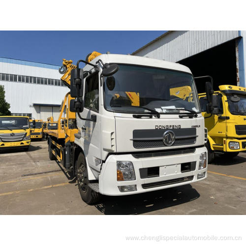 Dongfeng 4x2 Wrecker Towing Truck With Crane